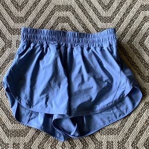 Monaco Blue Lululemon High Waisted Shorts